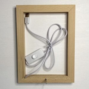DIY Patterns Wooden LED Photo Frames 3D