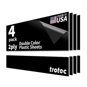 Trotec TroLase Black/White | 2 Ply | Modified Acrylic